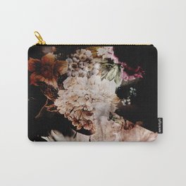 Girl on Fire Carry-All Pouch | Digital, Witch, Death, Victorian, Woman, Salem, Collage, Flowers, Witchyart, Fire 