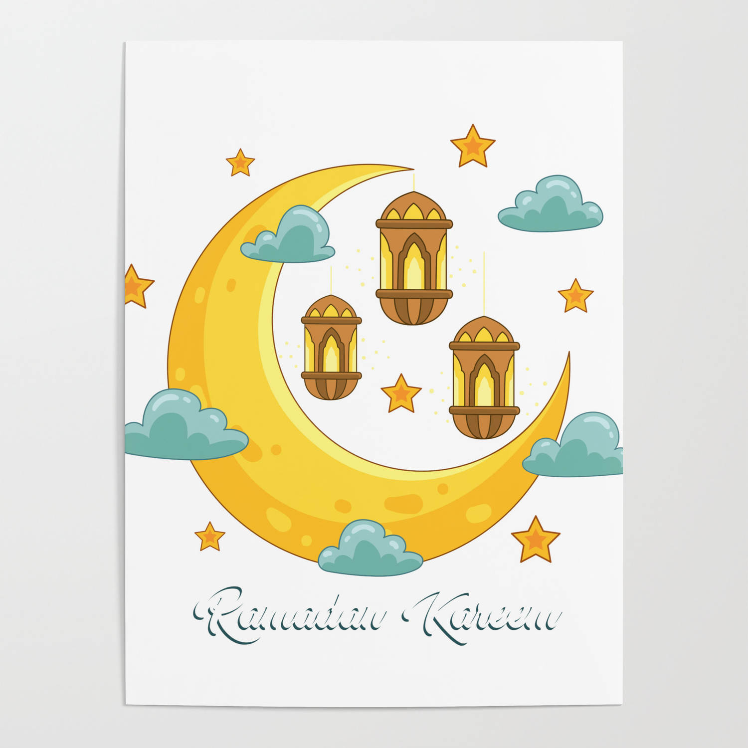 Ramadan Kareem print for kids, Eid Mubarak Banner graphic Poster by ZippyThread | Society6 Ramadan Kareem print for kids, Eid Mubarak Banner graphic Poster by ZippyThread | Society6