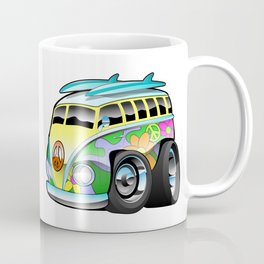 Surfer Van Coffee Mug | Microbus, Hipster, Surf, Beach, Surfboards, California, Surfing, Surfboard, Hippie, Westcoast 