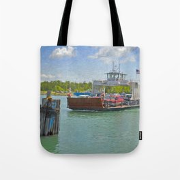 Drummond Island Ferry Tote Bag