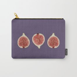 Three Figs Fruits Design - violet Carry-All Pouch