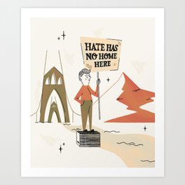 No Hate Art Prints For Any Decor Style Society6