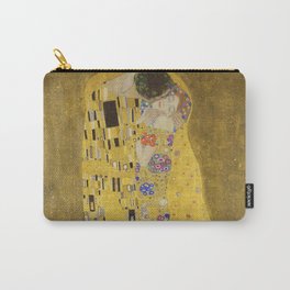 The Kiss by Gustav Klimt Carry-All Pouch | Illustration, Love, Famous, Vintage, Painting, Paintings, Kiss, Fineart, Nature, Art 