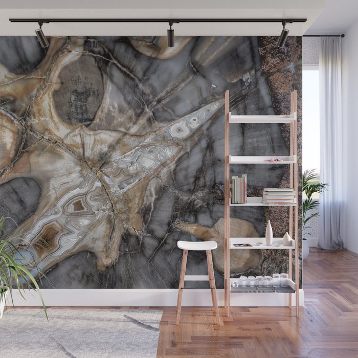 Petrified Wood 3264 Wall Mural By Rogerporter Society6 Petrified Wood 3264 Wall Mural By