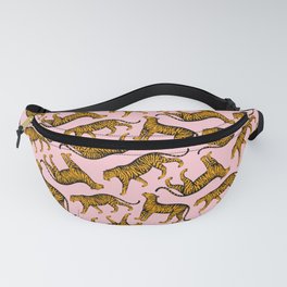 Tigers (Pink and Marigold) Fanny Pack