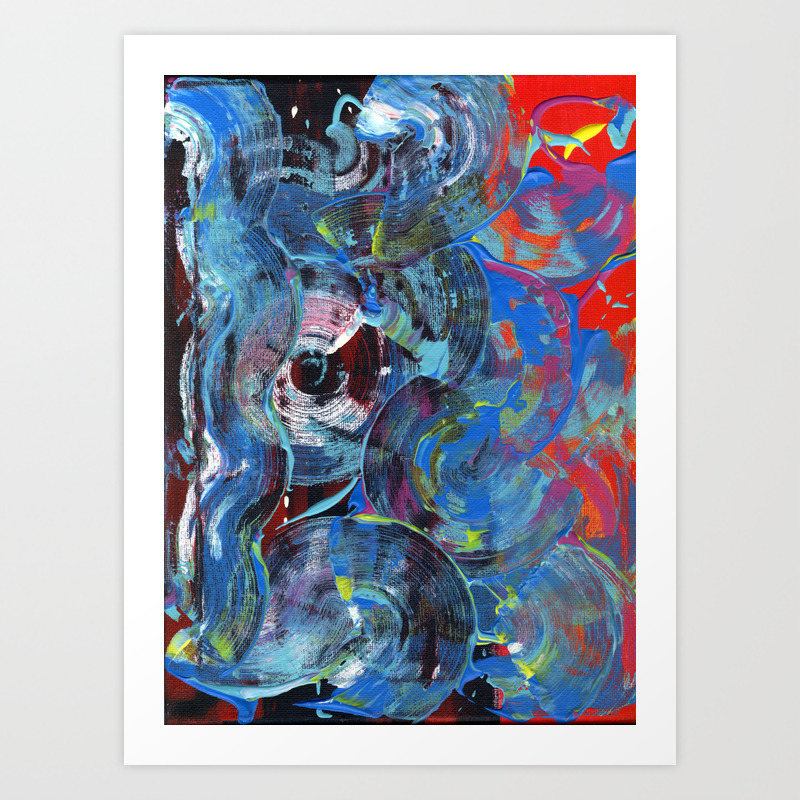 Abstract Feelings Of Hope And Despair Art Print By