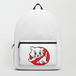 Cat Busters Funny Ghost Novelty Gift Design Backpack