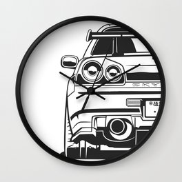 R34 Wall Clock | Tuner, Street, Race, Japan, Gtr, Monster, Car, Rally, Graphicdesign, Stance 