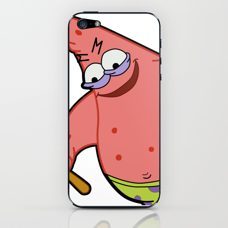 Savage Patrick Star Meme Evil Angry Spongebob Squarepants Iphone