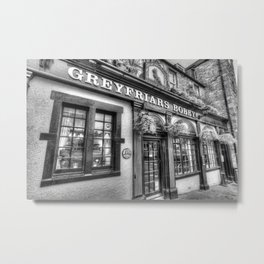 Greyfriars Bobby Pub Metal Print | Greyfriarspub, Bobbygreyfriars, Edinburghpub, Bobbyedinburgh, Bobbyskyeterrier, Photo, Edinburghbobby, Pub, Johngraysdog, Skyeterrierbobby 