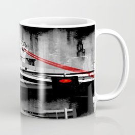 Stop the Freeway Overpass Scales Madness! Coffee Mug | Swimsuit, Doll, Pretty, Scales, Lasers, Light, Retro, Architecture, Eyes, Photo 