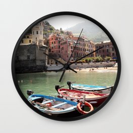 Cinque Terre Italy Wall Clock