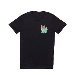 Fox T Shirt | Wildlife, Watercolor, Teal, Acrylic, Orange, Animal, Painting, Color, Nature, Colour 