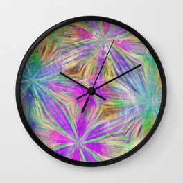 Party Lights Wall Clock | Colorhomedecor, Pop Art, Colorfuldesign, Colorfulpattern, Digital, Colorfulgraphite, Pattern, Dancetime, Colordigitalart, Graphite 