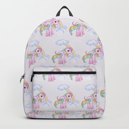 unbrella Backpack | Digital, Pony, Watercolor, Graphicdesign, Pattern, Littlepony, Unbrella, Rainbow 