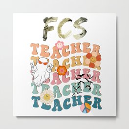 FCS teacher Halloween shirt gifts Metal Print | Fcsteacher, Halloweenshirt, Halloweencostume, Graphicdesign, Halloweenschool, Teacher, Spooky, Funny, Witch, Scary 