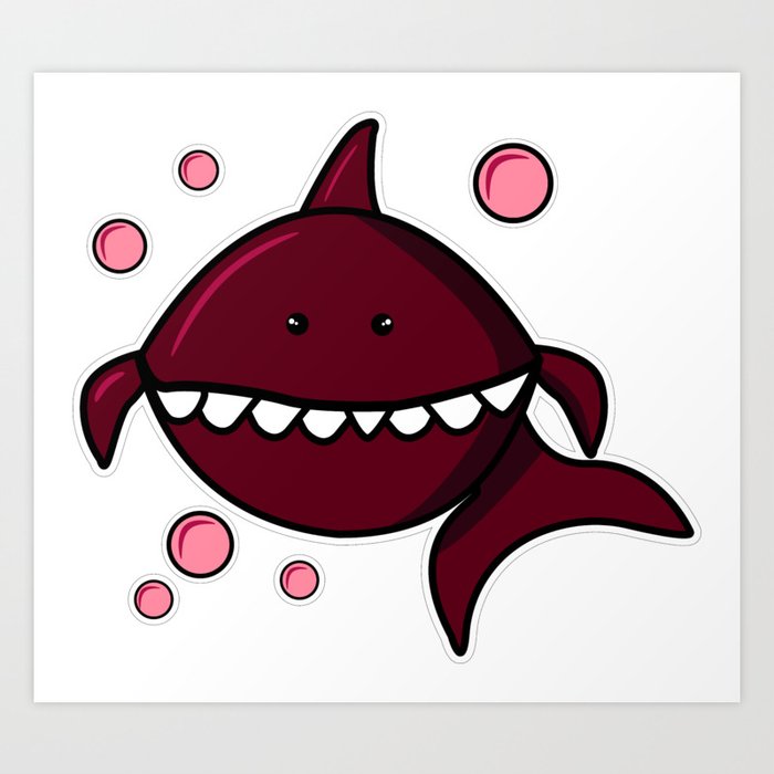 Red Shark Shark Svg Shark Png Shark Vector Shark Black Shark