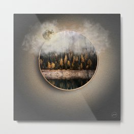 Portal Bosque Metal Print | Mirror, Photo, Magical, Color, Trees, Cloud, Arboles, Fall, Natural, Arte 