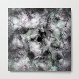 The believable Metal Print | Soft, Painting, Ghost, Black, Tones, Restful, Ghosts, Grey, Smoke, Abstract 