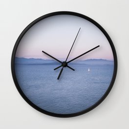 Sunset Gaeta, Italy Wall Clock
