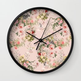 Pardon Me There's a Bunny in Your Tea Wall Clock