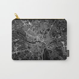 Richmond Black Map Carry-All Pouch | Graphicdesign, City, Vectorart, Simplemap, Design, Monumentavenue, Map, Richmond, Minimalmap, Graphic 