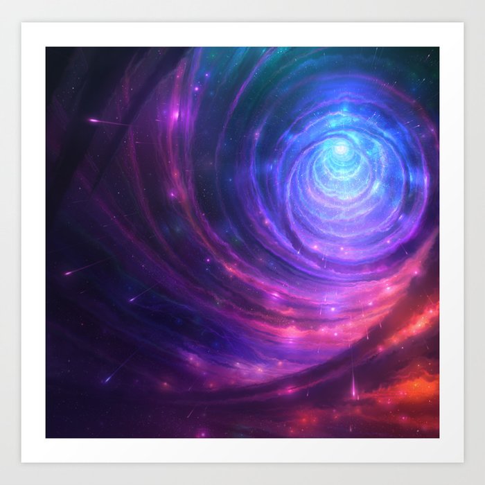 Revelation Art Print | Painting, Digital, Gary, Tonge, Space, Nebula, Revealtion, Love, Light, Visionafar.com