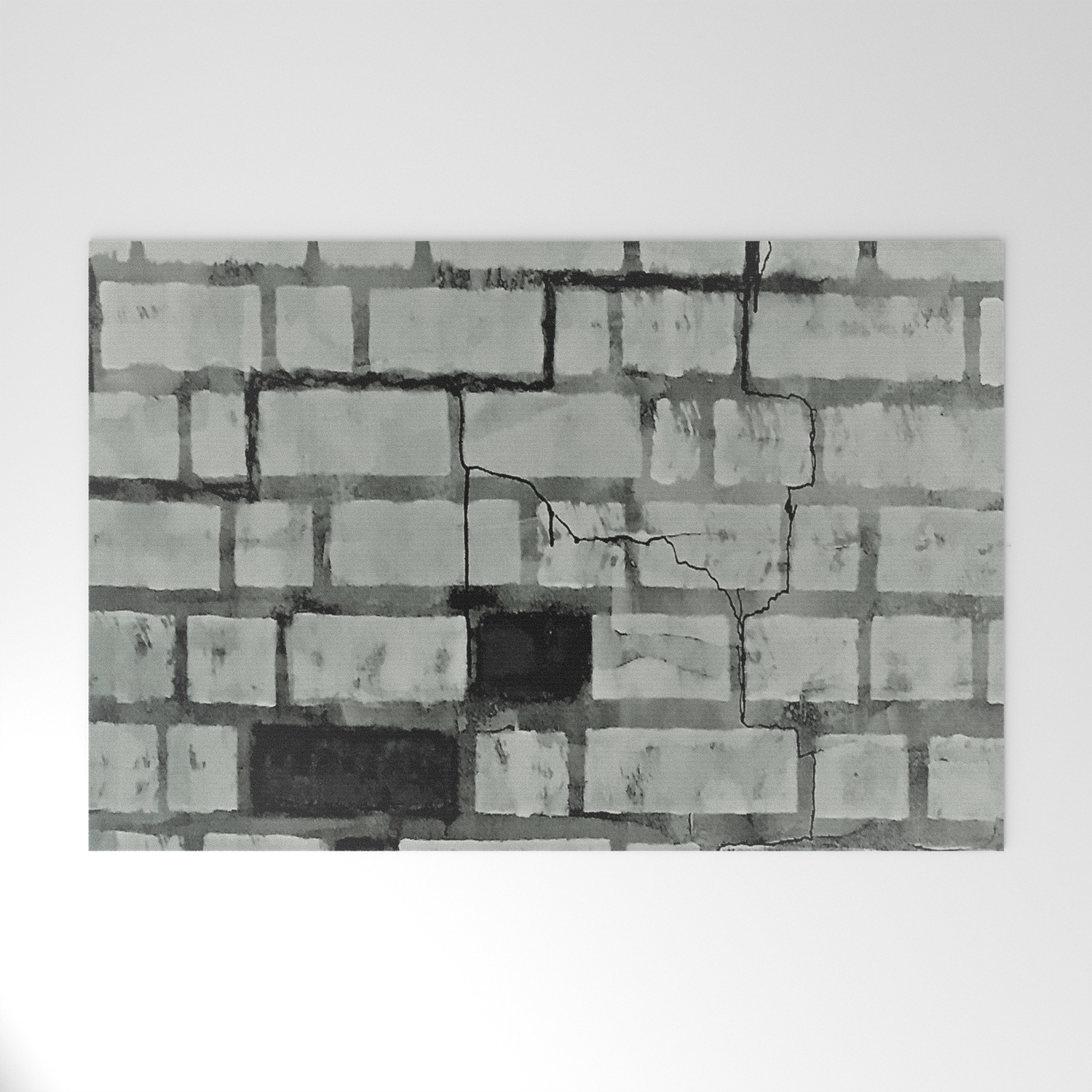 Graffiti Art On A Brick Wall Original Painting By Jodi Tomer