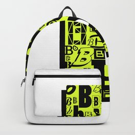 Letter B Backpack | Digital, Typographical, Graphicdesign, Pattern, Vector, Tyop, Typography, Alphabetb, Other, B 