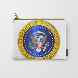 Presedent Seal Depiction Carry-All Pouch | President, Presidential, Artwork, Drawing, Gold, Symbol, Graphic, Graphicdesign, Patriotism, Drawings 