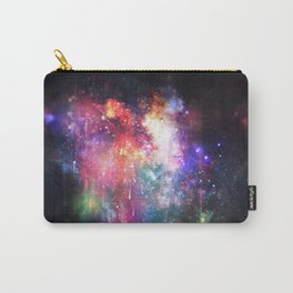 The Melting of Our Space-Time Fabric Carry-All Pouch | Painting, Space, Digital, Sci-Fi 
