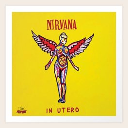 Get Wallpaper In Utero Art Prints For Any Decor Style Society6 Desktop Wallpaper