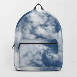 White Angel Wing Clouds In Teal Blue Sky  Backpack | Whitecloudssky, Dramaticclouds, Color, Dec02, Beautifulsky, Bigpuffyclouds, Elegantclouds, Hugewhiteclouds, Billowingclouds, Photo 