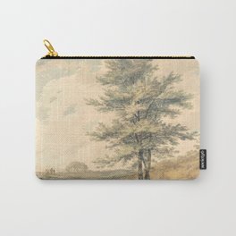 Landscape with Trees and Figures (1796) by J.M.W. Turner Carry-All Pouch | Turner, Figures, Vastness, Nature, Landscape, Natural, Floral, Peaceful, Trees, Historic 