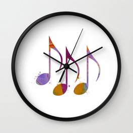 Musical notes Wall Clock