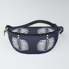 TROPICAL PALMS . RESORT BLUE + WHITE Fanny Pack