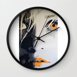 Reece Wall Clock | Painting, People, Illustration, Pop Art 