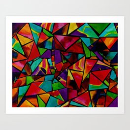 Window to a Colorful Soul Art Print
