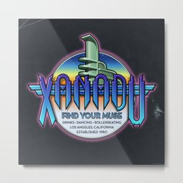 Xanadu Metal Print | Music, Illustration, Graphic Design, Movies & TV 