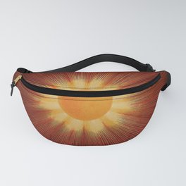 Celestial Red Sun Tapestry Astronomical Atlas portrait painting by Joseph Spoor Fanny Pack