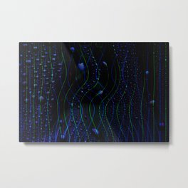 Concept abstract : Blue drops Metal Print | Lines, Art, Design, Officedecor, Linien, Abstraktion, Abstrakt, Photart Naegele, Decor, Graphicdesign 