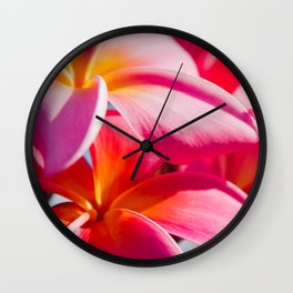 Pua Melia ke Aloha Keanae Dreams Wall Clock | Digital, Nature, Love, Photo 