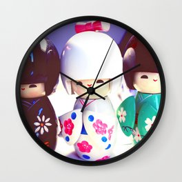 Japanese Dolls Wall Clock | Japan, Japanese, Oriental, Asia, Photo, Dolls, Macro 