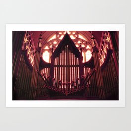 St Patrick's Cathedral Pipe Organ Art Print