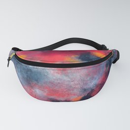 Abstract Texture Digital Painting Fanny Pack