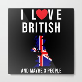 England I Love Britain Metal Print | English, Britishflag, Englandtravel, Englandpride, Ilovebritain, Iloveengland, Graphicdesign, Britishisles, Design, London 