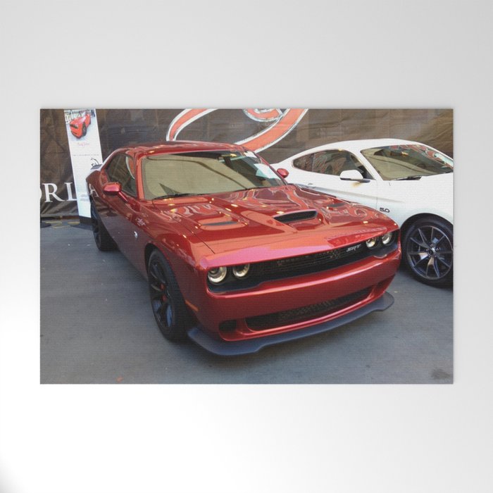 Octane Candy Aplle Red Challenger Hellcat color photograph