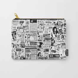 Vintage Smut & Sleaze Collage Carry-All Pouch | Advertisements, Cute, Sexy, Romantic, Retro, Burlesque, Vegas, Pattern, Xxx, Clipart 