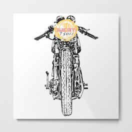 duccati 750ss Metal Print | Retro Sports, Biker, Graphicdesign, Racer, Duccati 750Ss, Rider, Motosports Retro, Caferacer, Vintage Sports 