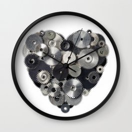 Mechanical heart Wall Clock | Heart, Love, Heart Shaped, Pinion, Sprocket, Clockwork, Symbol, Drivegear, Industrial, Mechanical 